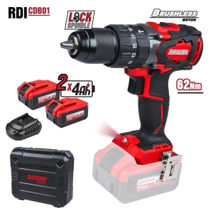 Бормашина акум. ударна 20V 2-ск. 2x4Ah 62Nm RAIDER INDUSTRIAL RDI-CDB01