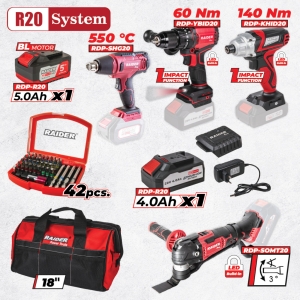 R20 Set 4 Machines 4Ah 5Ah + 2 RDP-BXS6
