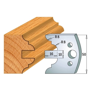Profile knife for milling head CMT  522 50х4 mm set of 2 pcs