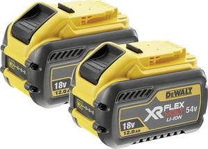 Комплект акумулаторни батерии DeWALT DCB548Y2, 2 x 12.0 Ah, Flexvolt