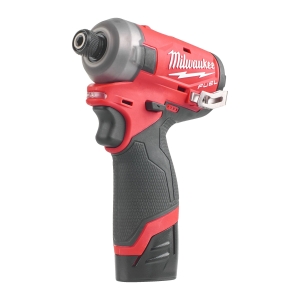 Акумулаторен ударен гайковерт Milwaukee M12 FQID-202X  с батерия и зарядно, 12 V, 2.0 Ah , 147 Nm