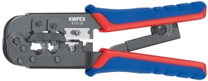 Knipex Клещи кербовъчни за телефонни и компютърни конектори 190 мм, 6-12 мм /97 51 10/
