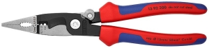 Knipex Pliers combined for electrical installation with insulation 200 mm, 2.5 mm2 /13 92 200/