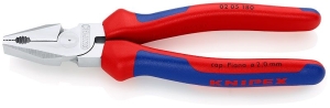 Knipex Клещи комбинирани усилени, с изолация 180 мм, 2.5 мм /02 05 180/