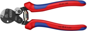 Knipex Клещи резачки за стоманено въже с изолация 160 мм, 6.0 мм /95 62 160/