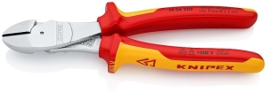 Knipex Клещи резачки странични усилени, с изолация 200 мм, 4.2 мм /74 06 200/