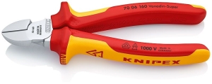 Knipex Клещи резачки странични, с изолация 160 мм, 4.0 мм /70 06 160/