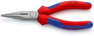 Knipex Клещи телефонни островърхи прави, с изолация 160 мм, 2.5 мм /25 02 160/