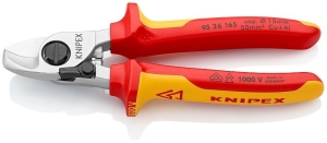 Knipex Scissors for Al cables 165 mm, up to φ 15 mm, 1000V VDE /Cable Shears/