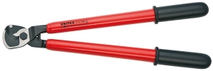 Knipex Al cable shears 500 mm, up to φ 27 mm, 1000V VDE /Cable Shears/