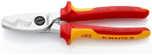 Knipex Scissors for Cu-Al cables 200 mm, 1000V VDE /Cable Shears/