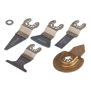 Wolfcraft 3962000 Knife for multifunction oscillator set 5 pcs. /PRO/