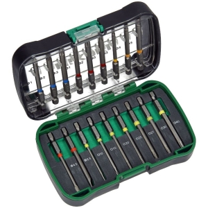 Hikoki Bit set PH/PZ/TX with magnetic holder 1/4'', 75 mm, 750361  