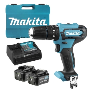 Makita HP333DSME cordless impact drill 12 V, 4 Ah, 30 Nm, 0.8-10 mm