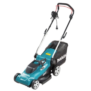 Makita ELM3720 electric wheel mower with basket 1.4 kW, 370 mm
