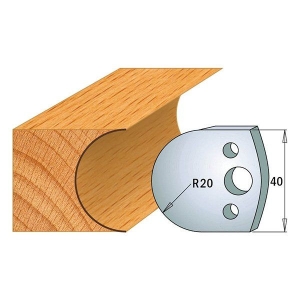 Profile knife for milling head CMT 131 40x4 mm set of 2 pcs