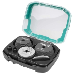 Wolfcraft 5953000 Guide for enlarging holes set f 35-70 mm, 6 pcs.