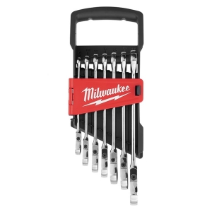 Ключ Milwaukee Max Bite 12-стен/12-стен с тресчотки комплект 8-17 мм, 7 бр.