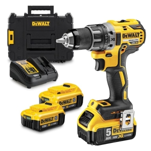 Screwdriver DeWALT DCD791P3K rechargeable 18 V, 5 Ah, 70 Nm, 1.5-13 mm