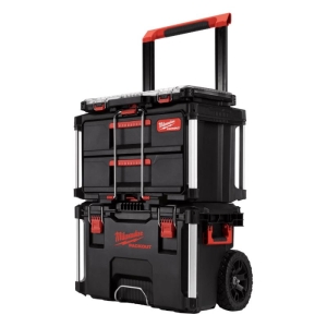 Milwaukee Packout 4932479957 Tool Case on Wheels, 3 pcs. black and red