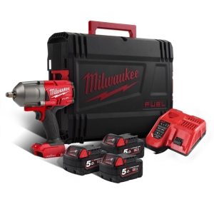 Milwaukee M18 ONEFHIWF12-503X Cordless Impact Wrench Brushless 18 V, 5 Ah, 1898 Nm, 1/2"