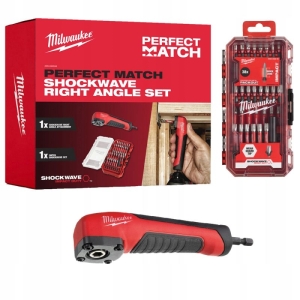 Angle attachment set with impact bits Milwaukee 49 pieces / 4932492656