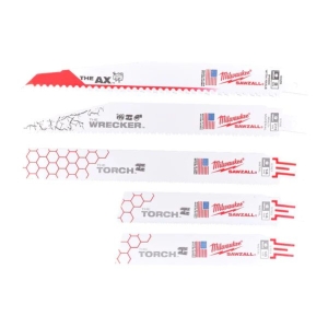 Milwaukee Sawzall blade for saber saw set 49222205 5 pcs.