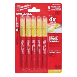 Marker Milwaukee Inkzall 5 pcs., yellow