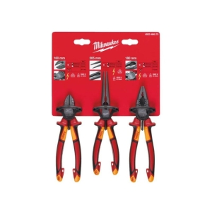 Pliers Milwaukee 4932464575 electrotechnical 1000V VDE 3 pcs.