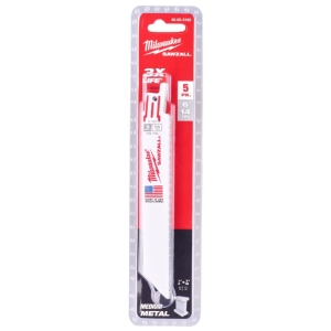 Milwaukee 48005182 reciprocating saw blade for metal 150 mm, 5 pcs.