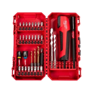 Milwaukee Shockwave 4932493653 38 Piece 1/4" Angle Screwdriver and Impact Bit Set