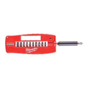 Milwaukee Shockwave 4932430910 Impact Bits Set with Magnetic Holder 12 pcs.