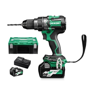 Cordless screwdriver HiKOKI DS18DC with 2 batteries and charger, 36/18 V, 2.5/5 Ah, 140/70 Nm, 1.5-13 mm