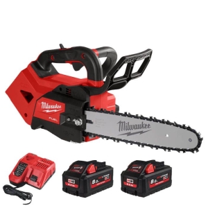 Акумулаторен верижен трион Milwaukee M18 FTHCHS30-802 с 2 батерии и зарядно, 18 V, 8 Ah, 30 см, 0.325 ", 1.1 мм