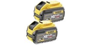 Комплект акумулаторни батерии DeWALT DCB547X2, 2 x 9.0 Ah, Flexvolt
